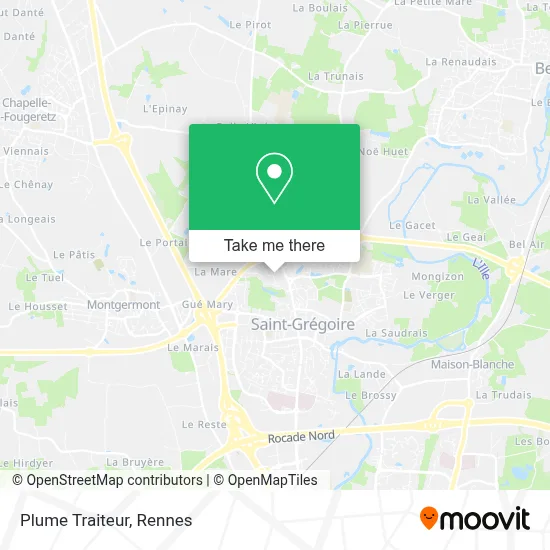 Plume Traiteur map
