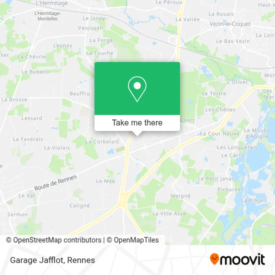 Garage Jafflot map