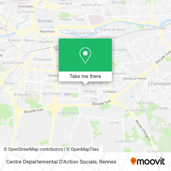 Centre Departemental D'Action Sociale map