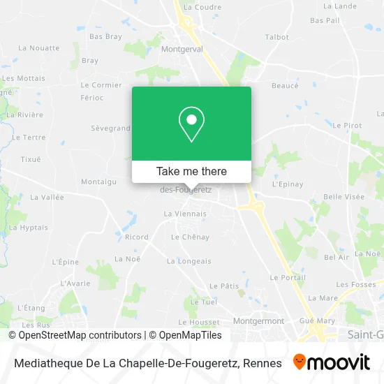 Mediatheque De La Chapelle-De-Fougeretz map