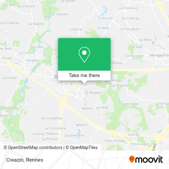 Creazin map