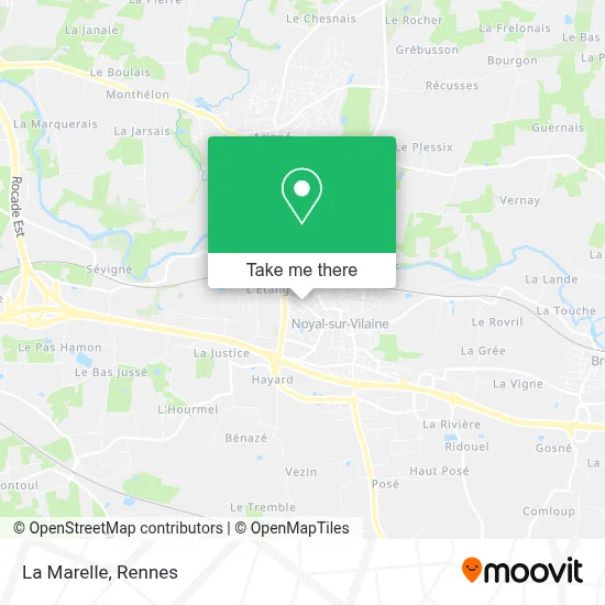 La Marelle map