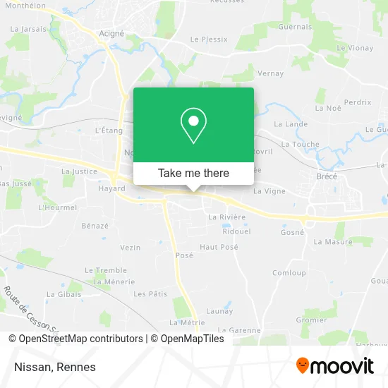 Nissan map