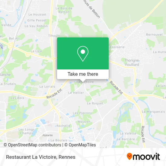 Restaurant La Victoire map