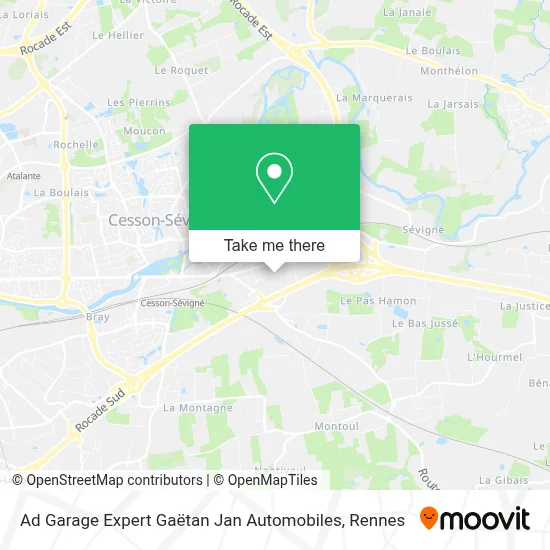Ad Garage Expert Gaëtan Jan Automobiles map