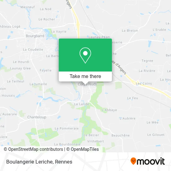 Boulangerie Leriche map