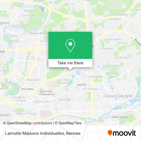 Lamotte Maisons Individuelles map