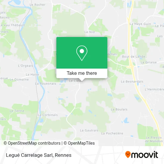 Legué Carrelage Sarl map