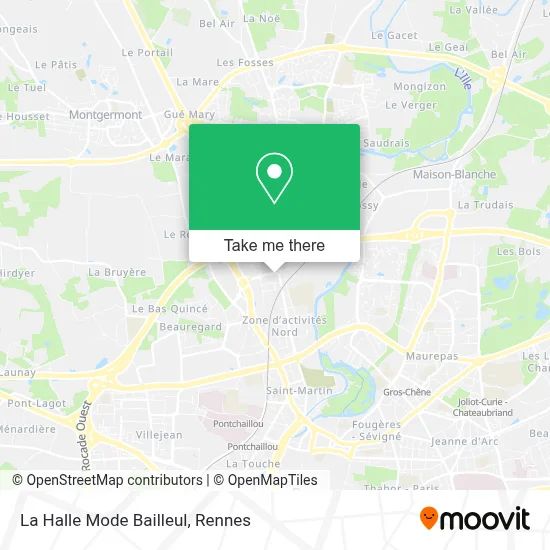 La Halle Mode Bailleul map