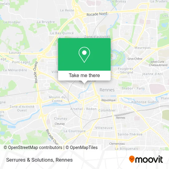 Serrures & Solutions map