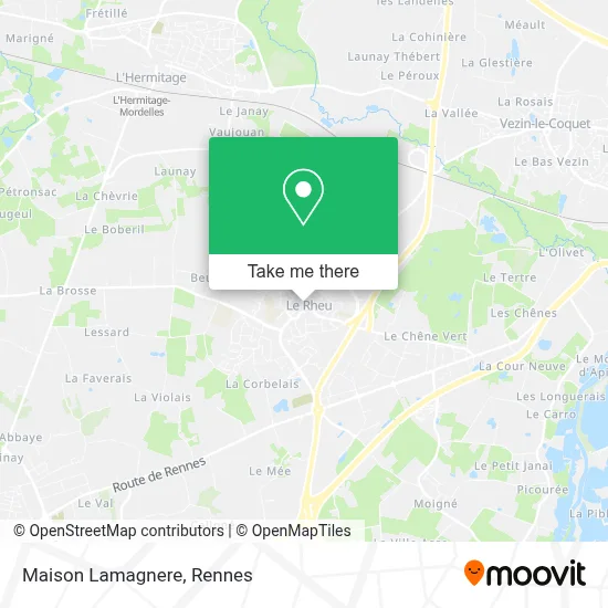 Maison Lamagnere map