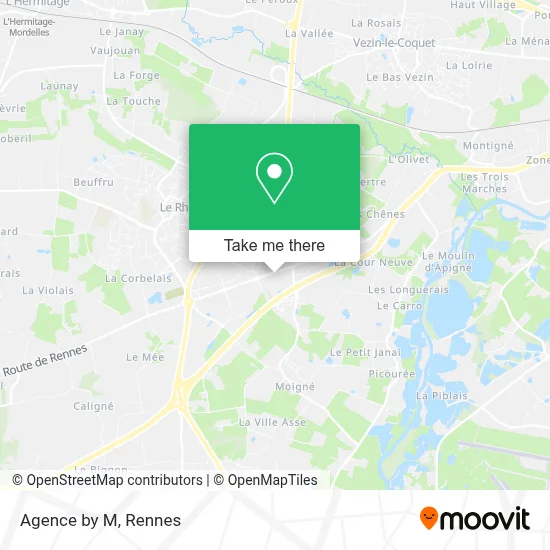 Agence by M map