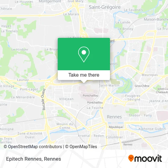 Epitech Rennes map