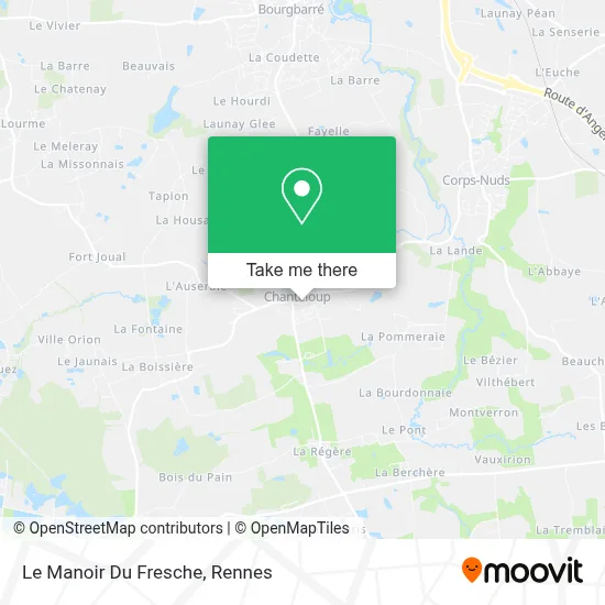 Le Manoir Du Fresche map
