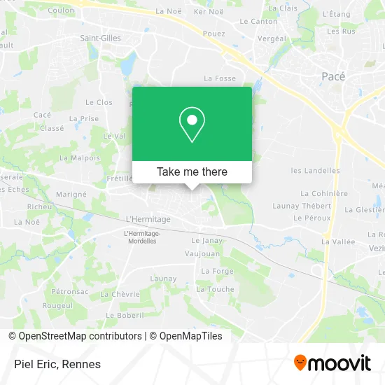 Piel Eric map