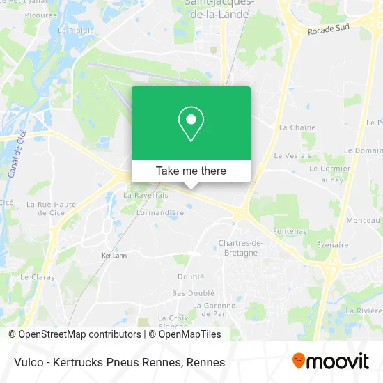 Vulco - Kertrucks Pneus Rennes map