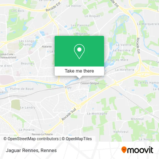 Jaguar Rennes map