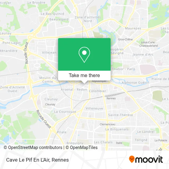 Cave Le Pif En L'Air map