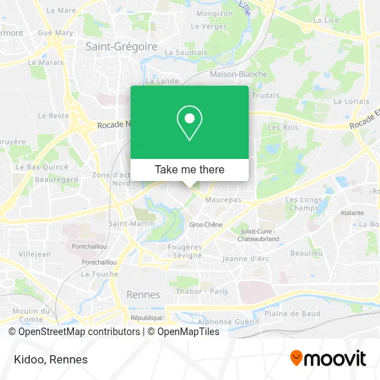 Kidoo map