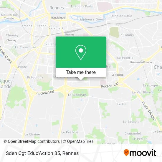 Sden Cgt Educ'Action 35 map