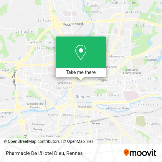 Pharmacie De L'Hotel Dieu map