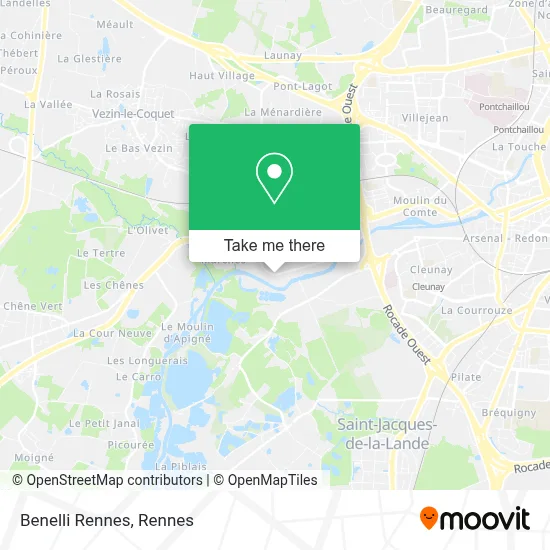 Benelli Rennes map