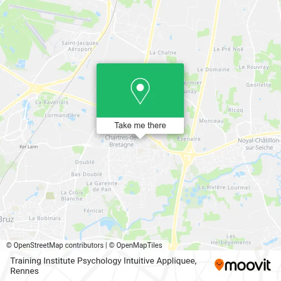 Training Institute Psychology Intuitive Appliquee map