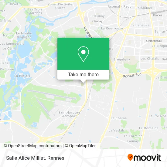 Salle Alice Milliat map