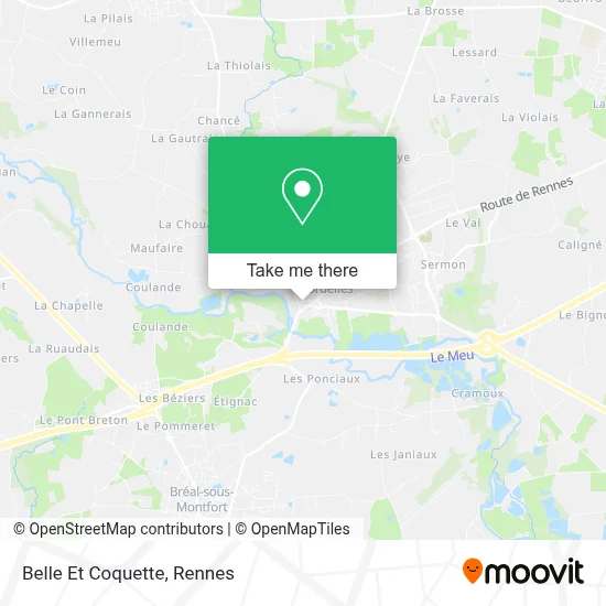 Belle Et Coquette map