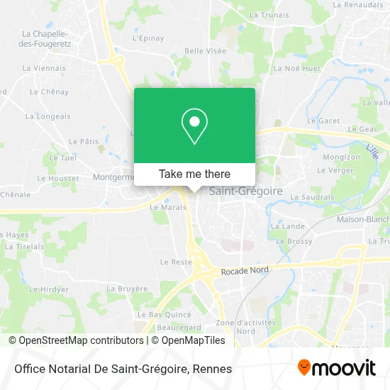 Office Notarial De Saint-Grégoire map