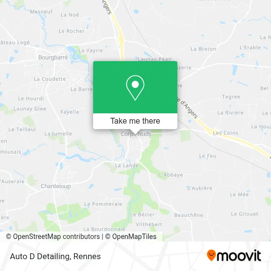 Auto D Detailing map