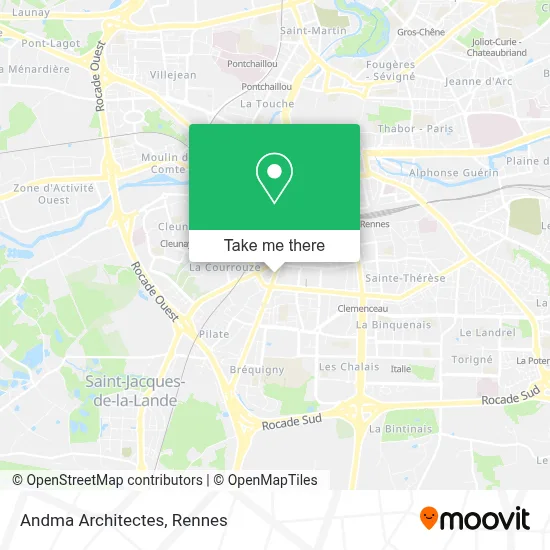 Andma Architectes map
