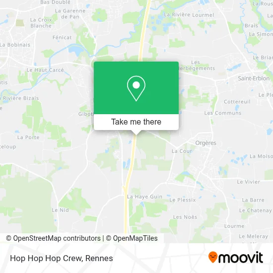 Hop Hop Hop Crew map