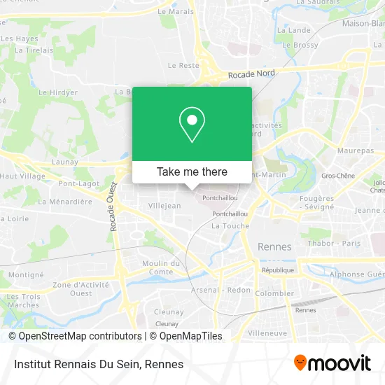 Institut Rennais Du Sein map