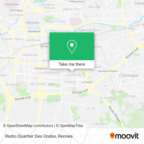 Radio Quartier Des Ondes map