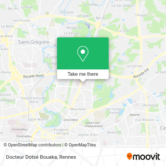 Docteur Dotsé Bouaka map