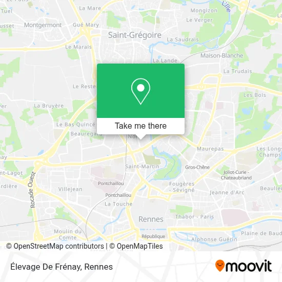 Élevage De Frénay map