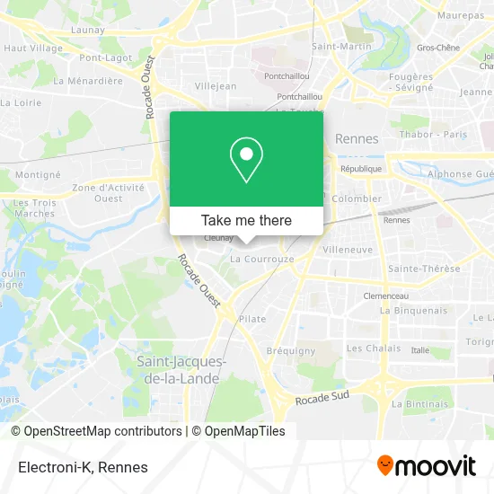 Electroni-K map