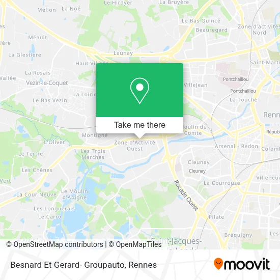 Besnard Et Gerard- Groupauto map