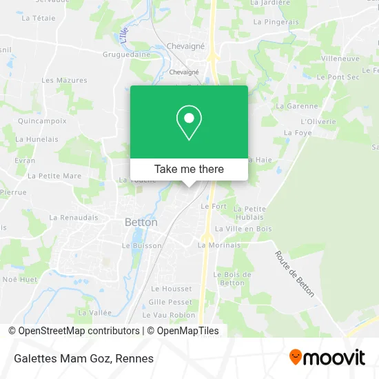 Galettes Mam Goz map