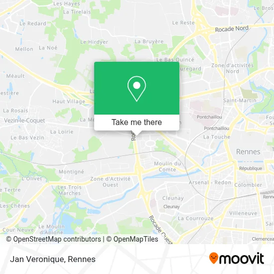 Jan Veronique map