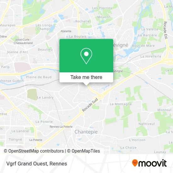 Vgrf Grand Ouest map
