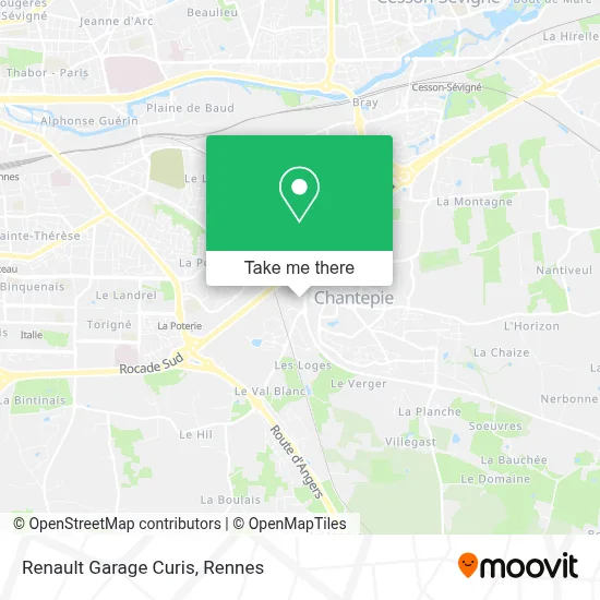 Renault Garage Curis map