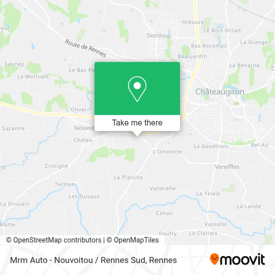 Mrm Auto - Nouvoitou / Rennes Sud map