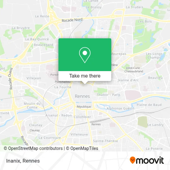 Inanix map