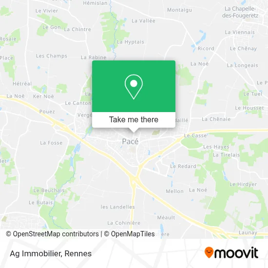 Ag Immobilier map
