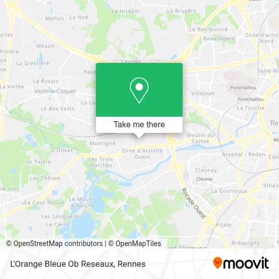 L'Orange Bleue Ob Reseaux map