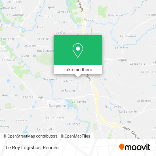 Le Roy Logistics map