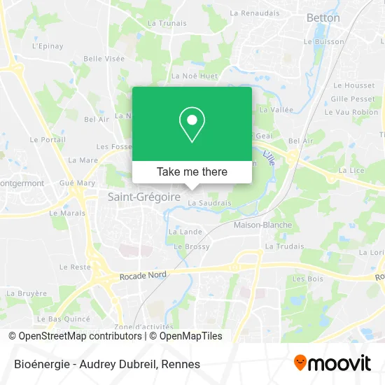 Bioénergie - Audrey Dubreil map