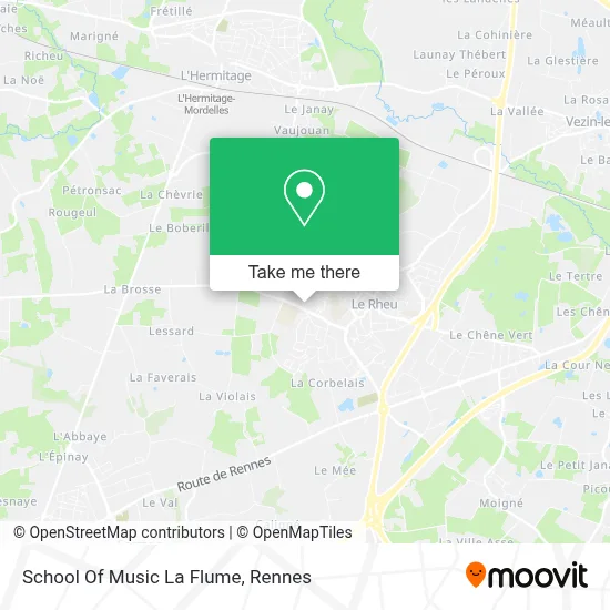 School Of Music La Flume map